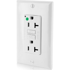 Leviton GFNT2-HGW 20A SmartlockPro Self-Test GFCI Recpt Hospital Grade White GFNT2-HGW