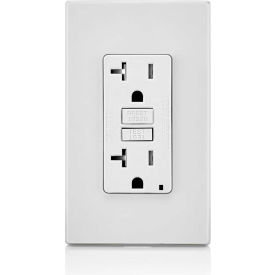Leviton GFTR2-W SmartlockPro Self-Test GFCI Receptacle Tamper Resistant 20A White GFTR2-W