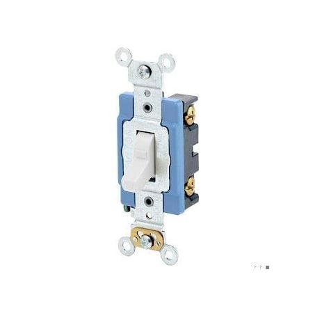 Toggle SP Illum Ind Gr 15A White MPN:1201-LHW