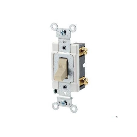 Wall Switch, Toggle, 3 A, Ivory MPN:12021-2I