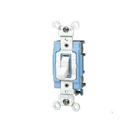 Toggle 3-Way Illum Ind Gr 15A White MPN:1203-LHW