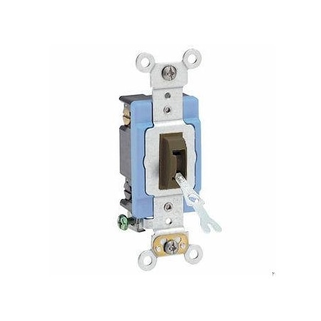 Toggle Locking 4-Way 15A Ind Gr Brown MPN:1204-2L