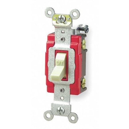Wall Swtch, 1-Pol, 120/277V, 20A, Ivry, Toggl MPN:1221-2I