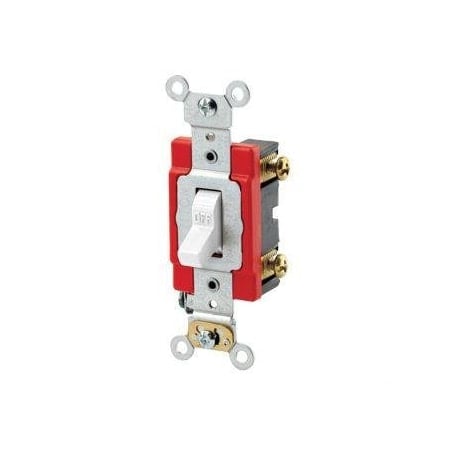 Toggle SP Illum Ind Gr 20A White MPN:1221-LHW