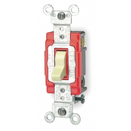 Wall Swtch, 3-Way, 120/277V, 20A, Ivry, Toggl MPN:1223-2I