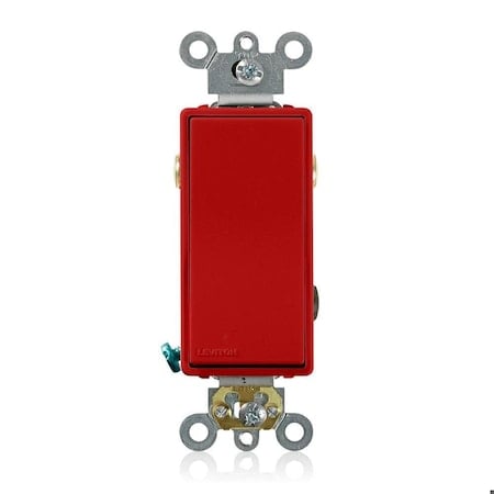 Decora Plus Rocker 3-Way 20A Red MPN:5623-2R