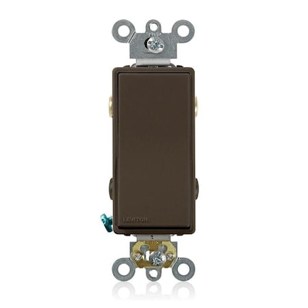 Decora Plus Rocker 4-Way 20A Brown MPN:5624-2