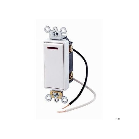 Decora Plus Rocker 3-Way Pilot 20A Wh MPN:5639-2W
