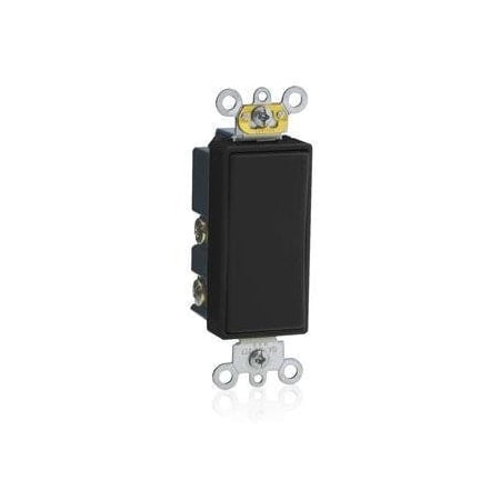 Decora Plus Rocker Momentary 15A Black MPN:5657-2E
