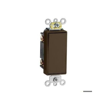 Decora Plus Rocker 3-Way 15A Brown MPN:5693-2