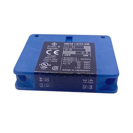 Non-Fused Auxiliary Contact, 600V MPN:AUXNO-NF1