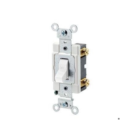 Toggle Switch 15A 120 277V Sp Toggle White MPN:CSB1-15W