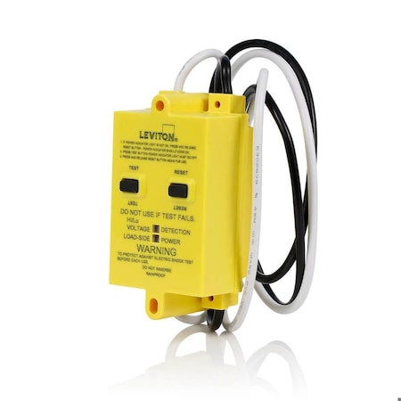 HardWiredGFCI, Yellow, 120VAC, SinglePhase MPN:GSPA2-Y