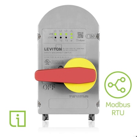 Disconnect Switch, Nonfusible, 3PST, Three Phase, NEMA 12, 13, 3R, 4, 4X, 6, 6P, Indoor/Outdoor MPN:LDS30-CTM