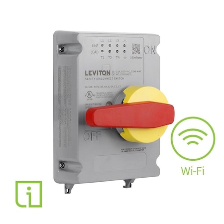 Disconnect Switch, Nonfusible, 3PST, Indoor/Outdoor, PBT MPN:LDS30-RCC