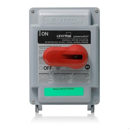 Motor Ctrl 30A Type 4X IP67 NSF MPN:MS4X-302