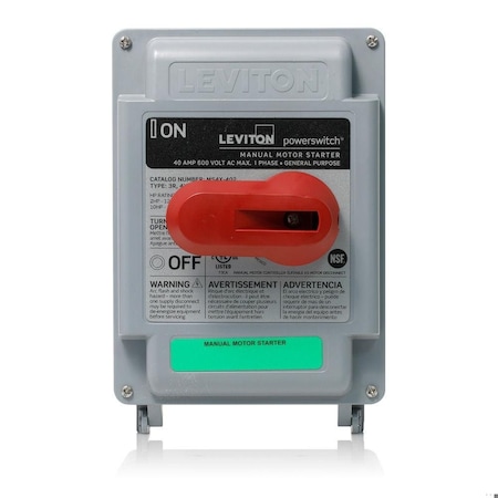Nonfusible, Safety Switch, 600 V, Polyester MPN:MS4X-402