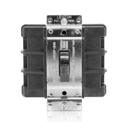 Manual Motor Switch, 60 A, 3 P, 3 Phase, Toggle, Powerswitch Series, No Enclosure MPN:MS603-BW