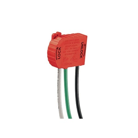 Recep Wiring Mod, 125Vac, 6In, Stranded MPN:MSTWL-R