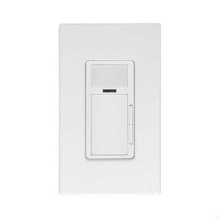 Wall Mount Sensor, Occupancy, Vacancy, 0 to 10V Dimming, White, 1, 100 sq ft, LED MPN:ODDMT-MDW