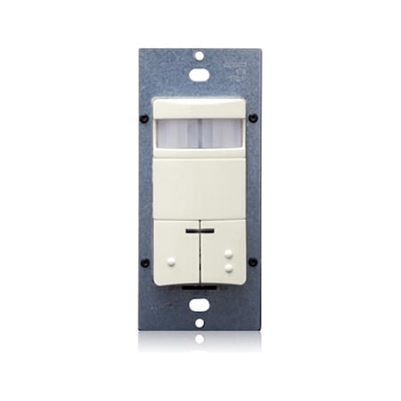 Wall Mount Sensor, Occupancy, Photocell, Vacancy, Hard Wired, Almond, 2, 100 sq ft, Incandescent, LED MPN:ODS0D-IDT