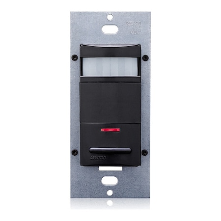Wall Mount Sensor, Occupancy, Photocell, Vacancy, Hard Wired, Black, 2, 100 sq ft, Incandescent, LED MPN:ODS10-IDE