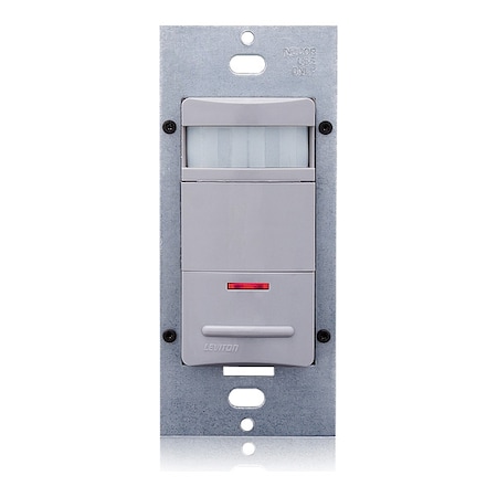Wall Mount Sensor, Occupancy, Photocell, Vacancy, Hard Wired, Gray, 2, 100 sq ft, Incandescent, LED MPN:ODS10-IDG