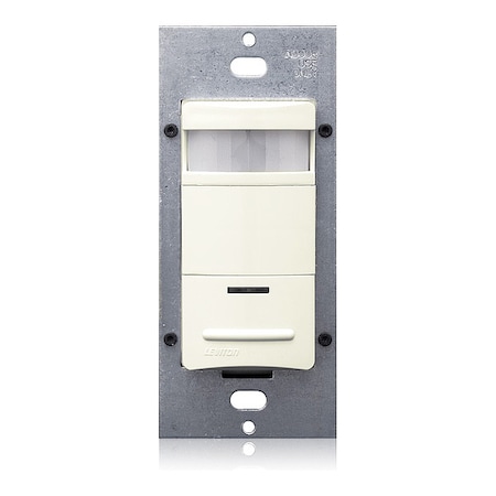 Wall Mount Sensor, Occupancy, Photocell, Vacancy, Hard Wired, Almond, 2, 100 sq ft, Incandescent, LED MPN:ODS10-IDT