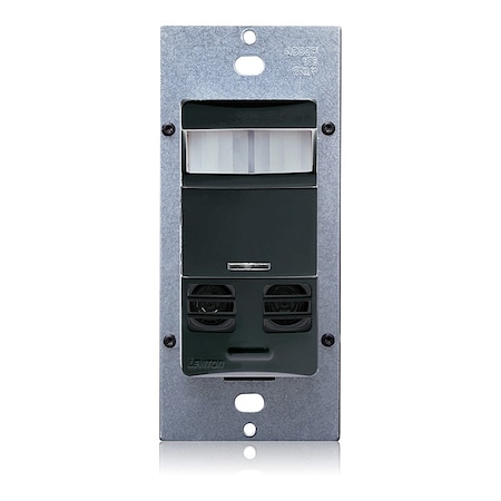 Wall Mount Sensor, Occupancy, Photocell, Vacancy, Hard Wired, Black, 2, 400 sq ft, Fluorescent, Incandescent MPN:OSSMT-GDE