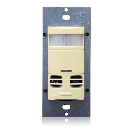 Wall Mount Sensor, Occupancy, Photocell, Vacancy, Hard Wired, Ivory, 2, 400 sq ft, Fluorescent, Incandescent MPN:OSSMT-MAI