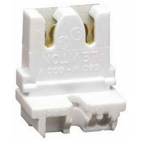 Leviton 13451-20 Medium Base Standard Fluorescent Lampholder White 13451-20