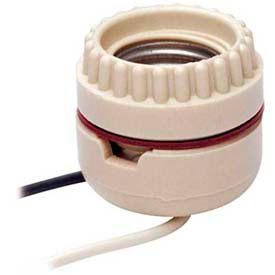 Leviton 8101 Medium Base Two-Piece Keyless Incandescent Lampholder 8101 - Pkg Qty 10