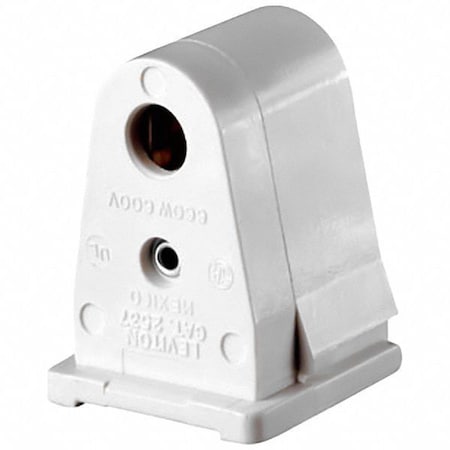 Lampholder, 660 W, White, Single Pin (Fa8) MPN:2537