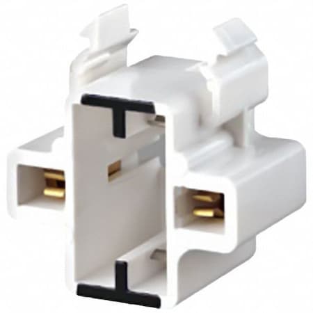 Lampholder, 75 W, White, 2-Pin (GX23) MPN:26720-100
