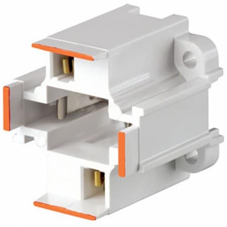 Lampholder, 75 W, White, 2-Pin (G24d-3) MPN:26725-213