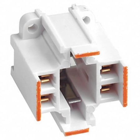 Lampholder, 75 W, White, 4-Pin (G24q-3) MPN:26725-413