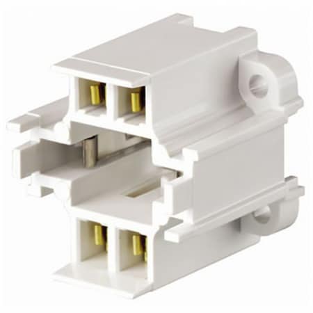 Lampholder, 75 W, White, 4-Pin (G24q-3) MPN:26725-419