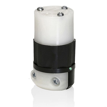StraightBladeConnector, 15A, Black;White MPN:5269-PLC