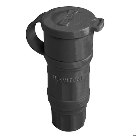 Straight Blade Connector, 20 A, Black MPN:15W33-B