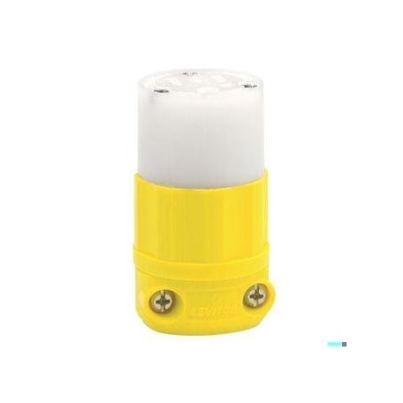 StraightBladeConnector, 15A, Yellow;White MPN:52CM-69C