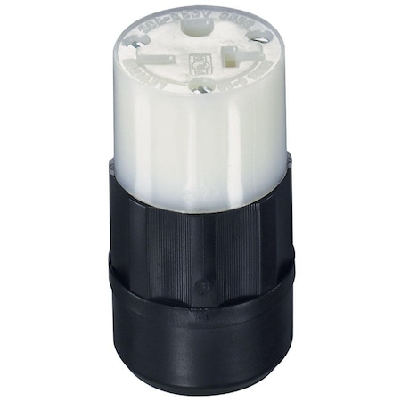 StraightBladeConnector, 20A, Black;White MPN:5469-C