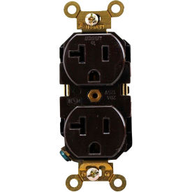 Leviton 5362 20a 125v Duplex Receptacle Self Grounding Brown 5362 - Pkg Qty 10