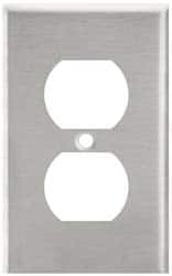 1 Gang, 4-1/2 Inch Long x 2-3/4 Inch Wide, Standard Outlet Wall Plate MPN:84003