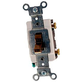 Leviton CS115-2 15 Amp 120/277 Volt Single-Pole Grounding Side Wired Brown CS115-2 - Pkg Qty 10