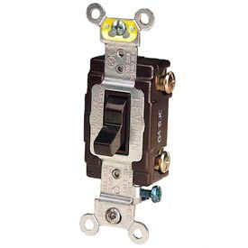 Leviton CS120-2 20A 120/277V Single-Pole Brown CS120-2 - Pkg Qty 10