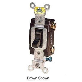 Leviton CS120-2GY 20A 120/277V Single-Pole Grounding Gray CS120-2GY - Pkg Qty 10