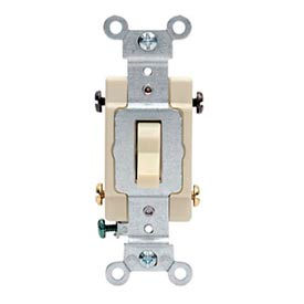 Leviton CS315-2W 15 Amp 120/277 Volt 3-Way Grounding Side Wired White CS315-2W - Pkg Qty 10