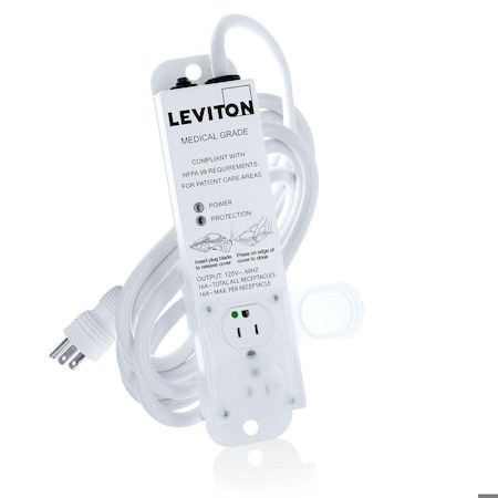 Medical Grade Surge Power Strip 15A MPN:5302M-1S5