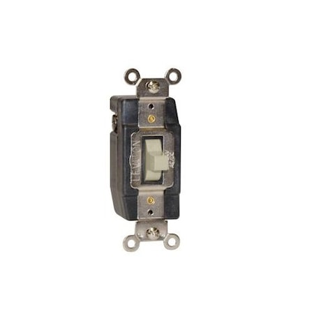 Wall Switch, Toggle, 3 A, Ivory MPN:1081-I