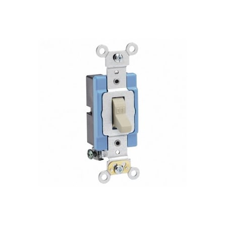 Wall Switch, 2 hp, Toggle, 15 A, Ivory MPN:1201-2I